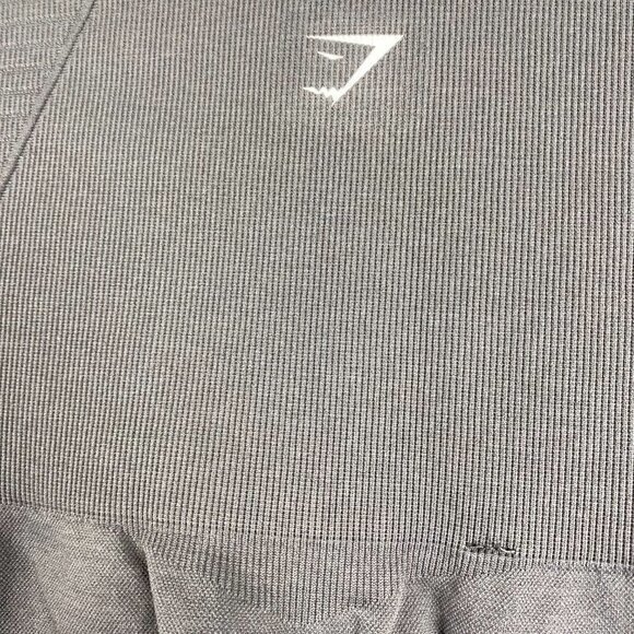 Gymshark Dry Seamless Leggings Gray Hi Waist Athletic Women's Small - Picture 5 of 7